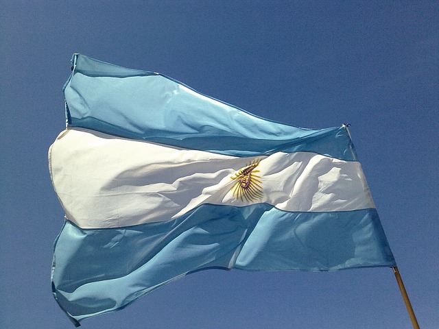 Vlajúca vlajka Argentíny.jpg